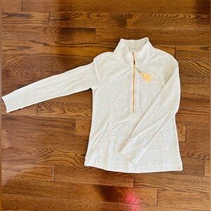 Lilly Pulitzer Skipper Popover Sunny State of Mind Gold/Peachy Pink Size S